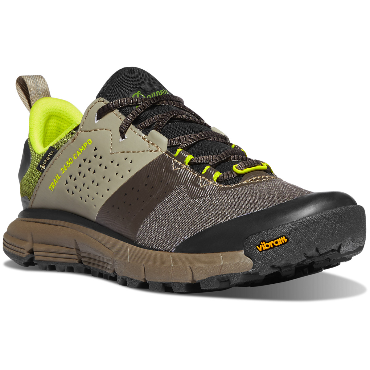 Zapatillas Trekking Danner Mujer Mexico - Trail 2650 Campo GTX Kaki/Negros - TPEYC1709